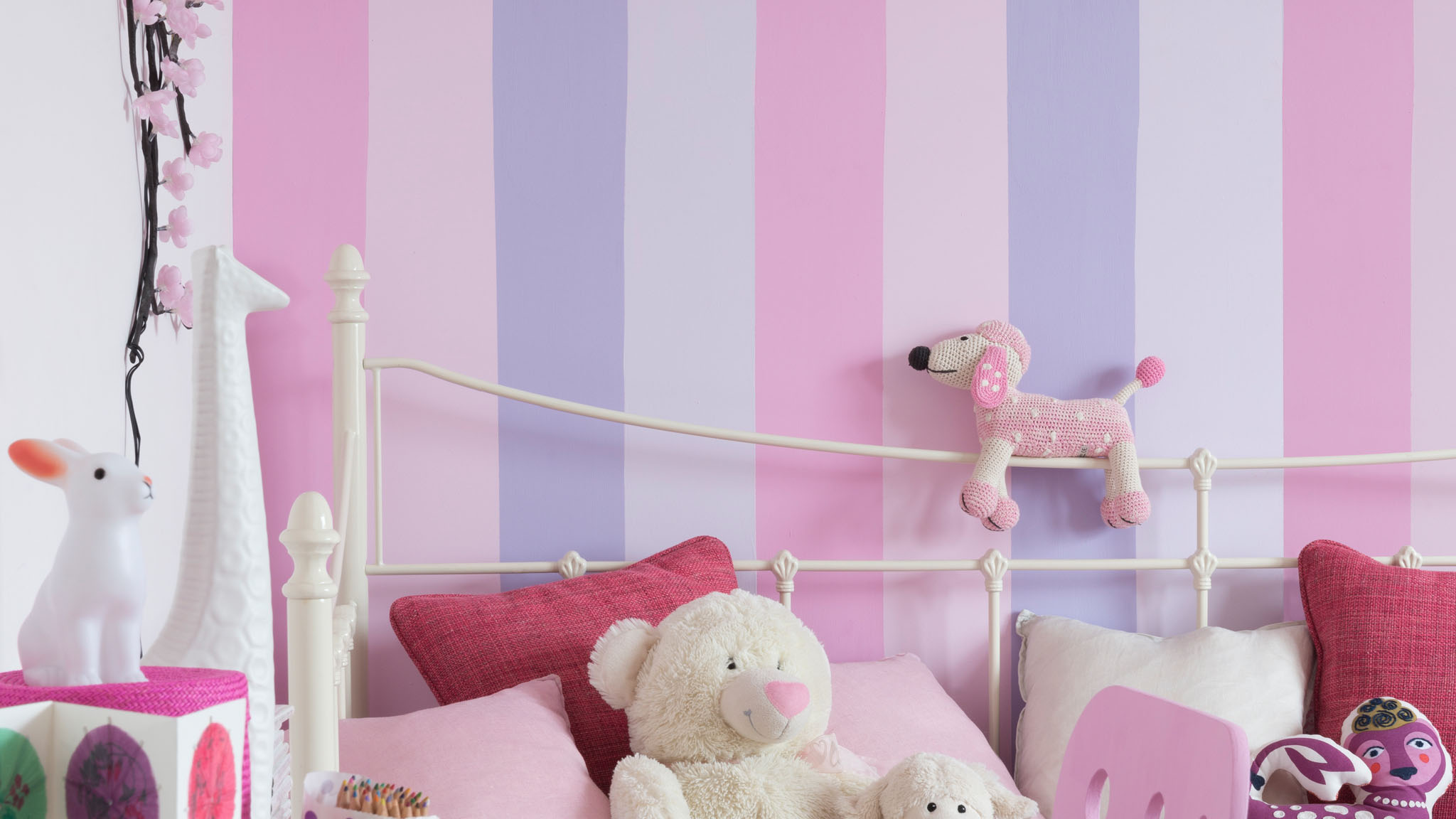 04.2 Kinderzimmer in Rosa Schaffen Sie einen einzigartigen Look im Kinderzimmer durch klassische Rosafarbtöne.